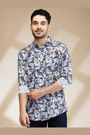 Being Human Men Slim Fit Floral Opaque Printed Casual Shirt