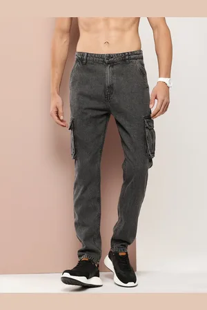 HARVARD Men Cotton Tapered Fit Light Fade Jeans