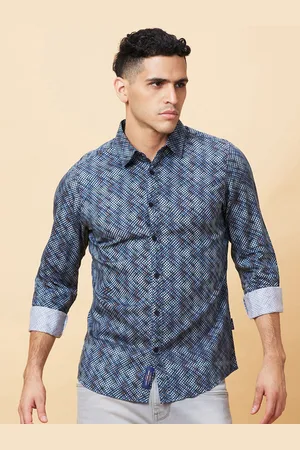Being Human Men Slim Fit Opaque Printed Casual Shirt