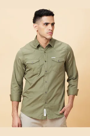 Being Human Men Slim Fit Opaque Casual Shirt