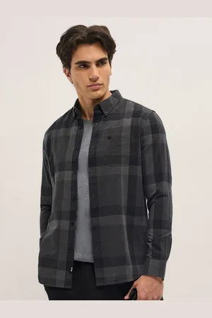 The Bear House Men Slim Fit Opaque Printed Casual Shirt