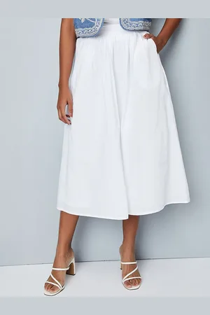 Max Collection Women Midi-Length Flared Skirts