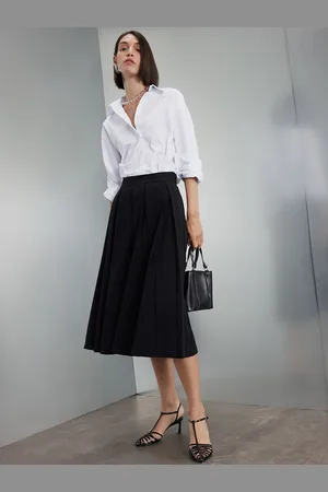 DeFacto Flared Maxi Skirt