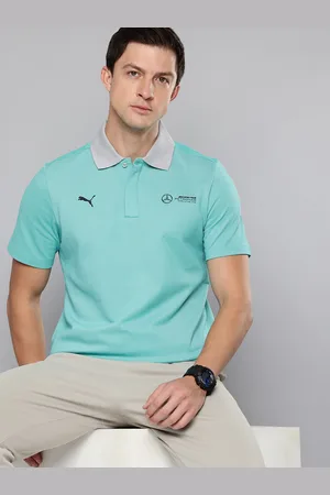 PUMA Mercedes-AMG Petronas F1 Polo Collar Pure Cotton T-shirt