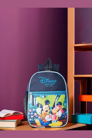 Kuber Industries Unisex 2 Compartment Disney Mickey Kids School Bag Backpack