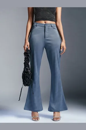 FREAKINS Women High-Rise Bootcut Korean Trouser