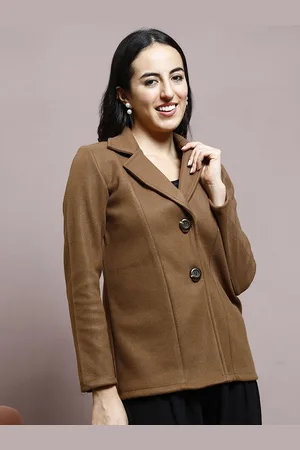 ATHENA Single-Breasted Casual Blazer