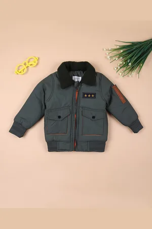 V-Mart Boys Bomber with Patchwork Jacket