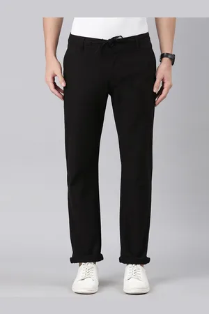 CINOCCI Men Mid-Rise Straight Fit Trousers