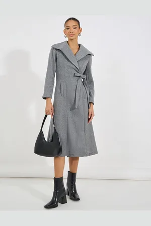 Styli Women V-Neck Midi Blazer Dresses