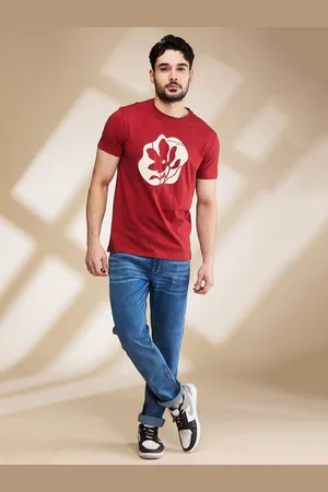 Being Human Men Printed Applique T-shirt