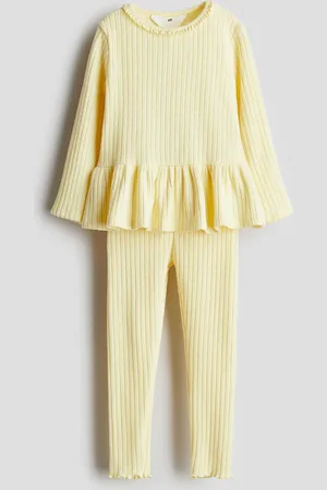 H&M Girls 2-Piece Rib-Knit Set