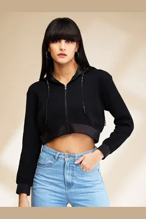 Being Human Hooded Crop Jacket
