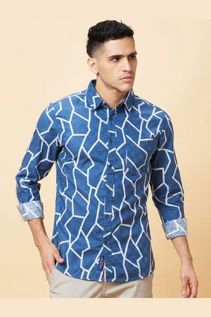 Being Human Men Slim Fit Opaque Printed Casual Shirt