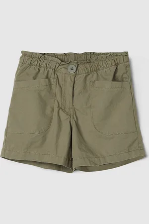 Max Collection Girls Mid-Rise Pure Cotton Shorts