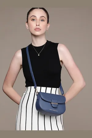 French Connection Structured Sling Bag