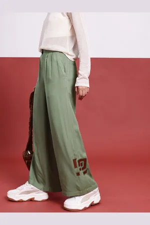 DressBerry Women Indie Vibe Tribe Wide Leg Pleated Pant