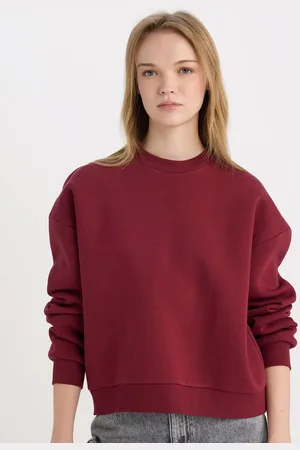 DeFacto Women Knitted Pullover Sweatshirt