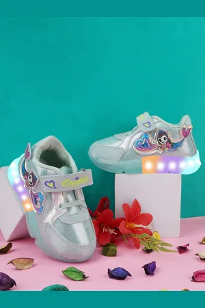 BAESD Girls Barbie Woven Design Patent Leather Sneakers
