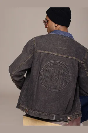 Roadster The Life Co. Spread Collar Pure Cotton Tailored Jacket