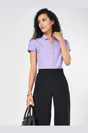 Pantaloons Women Short Sleeves Shirt Style Top