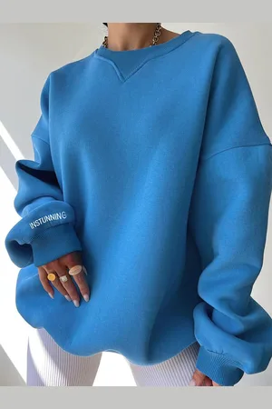 HERE&NOW Women Printed Sweatshirt