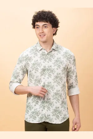 Being Human Men Slim Fit Floral Opaque Printed Casual Shirt