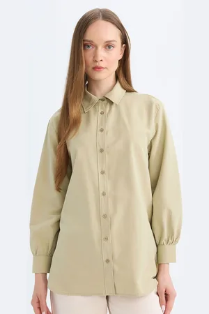 DeFacto Women Shirt Collar Tunic