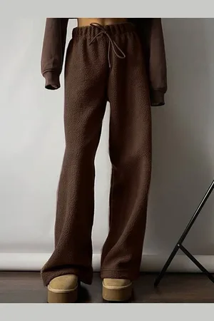 LULU & SKY Women Straight Fit High-Rise Trousers