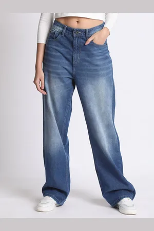 Roadster The Lifestyle Co Women Straight Fit Heavy Fade Jeans