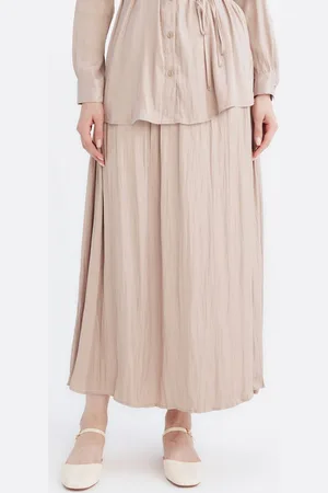 DeFacto Flared Midi Skirt