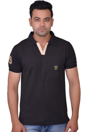 La Milano Men Polo Collar Slim Fit T-shirt