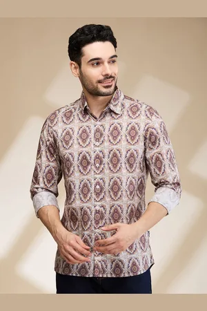 Being Human Men Slim Fit Opaque Printed Casual Shirt