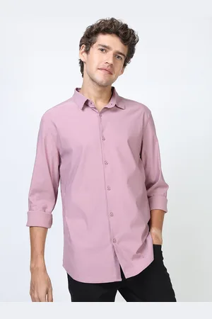 Ketch Men Pink Slim Fit Casual Shirt