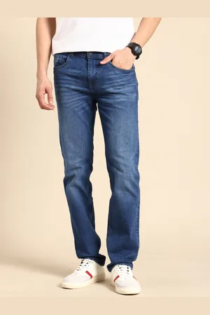 Being Human Men Straight Fit Light Fade Stretchable Jeans