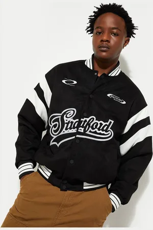 Max Collection URB_N Men Printed Varsity Jacket