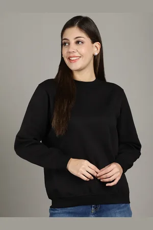 Jinfo Women Round Neck Full Sleeve Sweatshirt