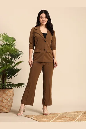 Mast & Harbour Single-Breasted Blazer With Trousers