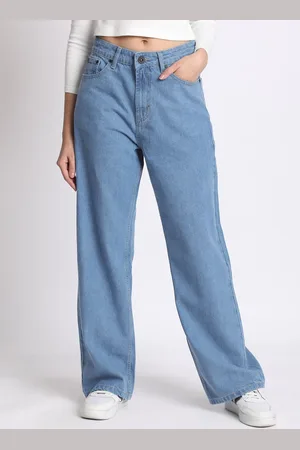 Roadster The Lifestyle Co. Women Pure Cotton Straight Fit Jeans