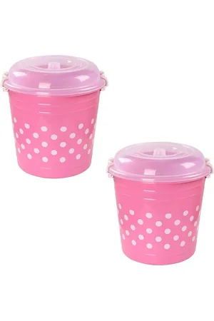 Kuber Industries Set of 2 Unisex Pink Container