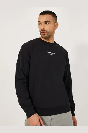 Styli Relaxed Fit Round Neck Fleece Pullover Sweatshirt