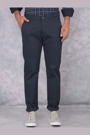 Crimsoune Club Men Smart Straight Fit Cotton Chinos Trousers