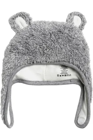 MINI KLUB Boys Grey Solid Beanie