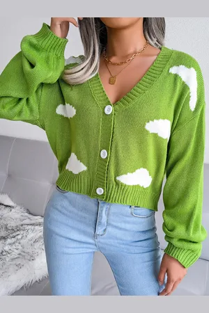 HERE&NOW Women Printed Cardigan