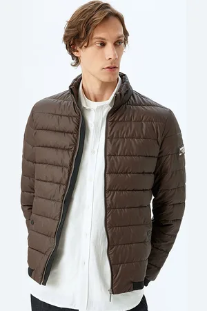 Koton Men Camouflage Striped Puffer Jacket