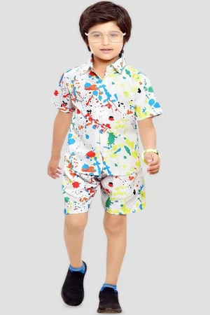 BAESD Boys Printed Pure Cotton Clothing Set