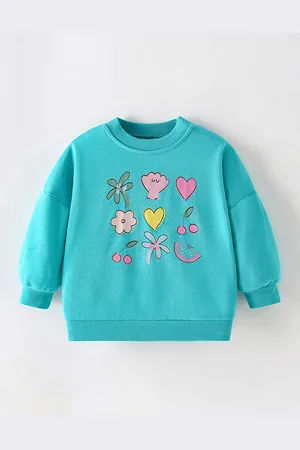 LULU & SKY Girls Printed Sweatshirt
