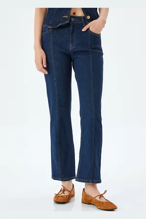 Koton Women Regular Fit Mid-Rise Cotton Jeans