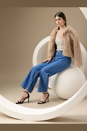 Chemistry Women High-Rise Stretchable Flared Jeans