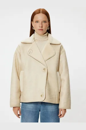 Koton Women Longline Lapel Collar Tailored Jacket